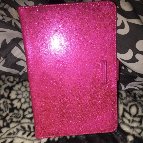 Pink sparkling / glitter tablet case - Picture 5 of 6